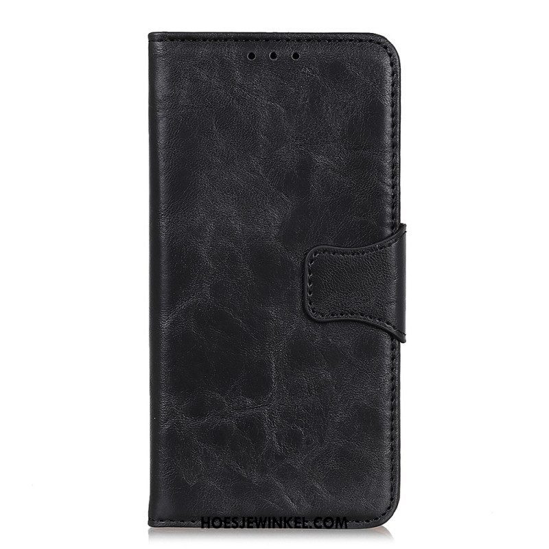 Folio-hoesje voor Xiaomi Redmi Note 12 4G Split Lederen Omkeerbare Sluiting