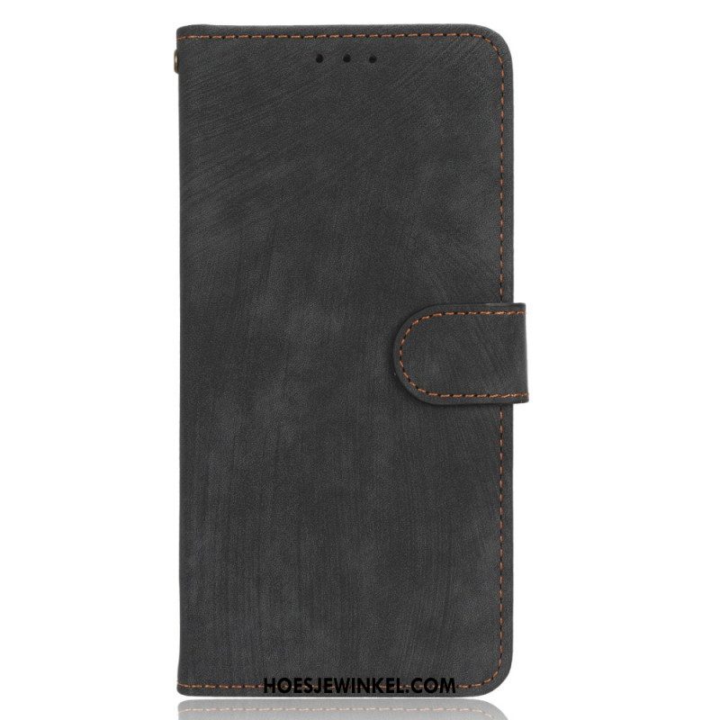 Folio-hoesje voor Xiaomi Redmi Note 12 4G Vintage Zichtbare Naden