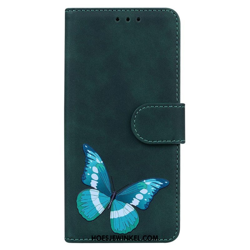 Folio-hoesje voor Xiaomi Redmi Note 12 4G Vlinder Ontwerp