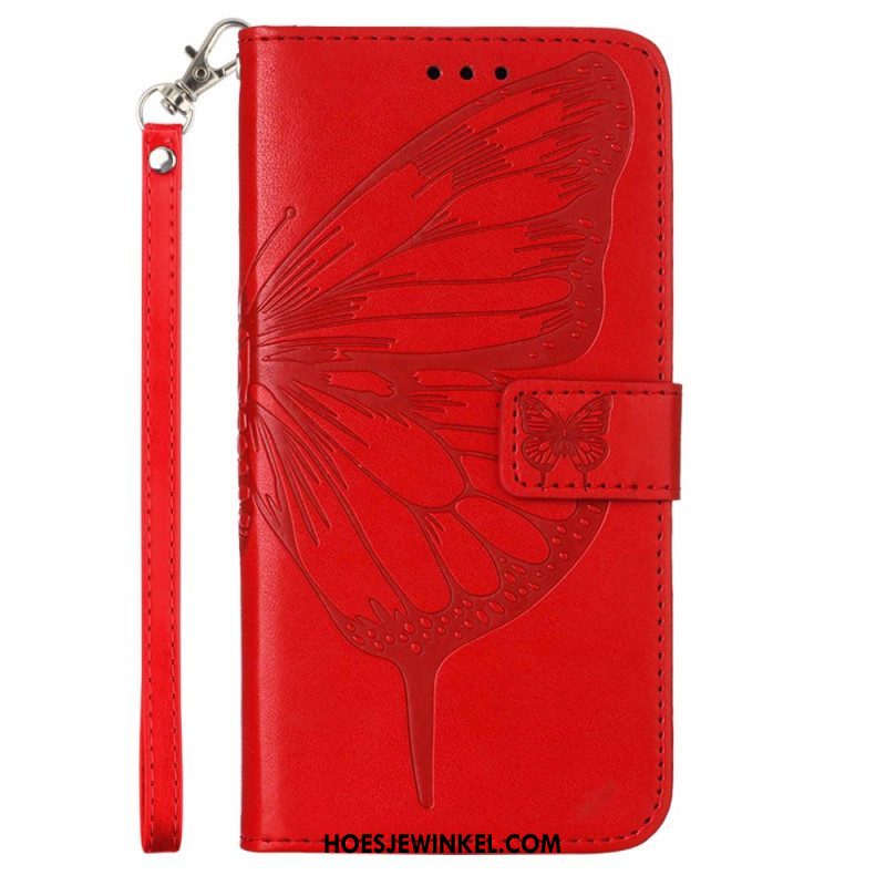 Folio-hoesje voor Xiaomi Redmi Note 12 5G Bloemen Vlinder