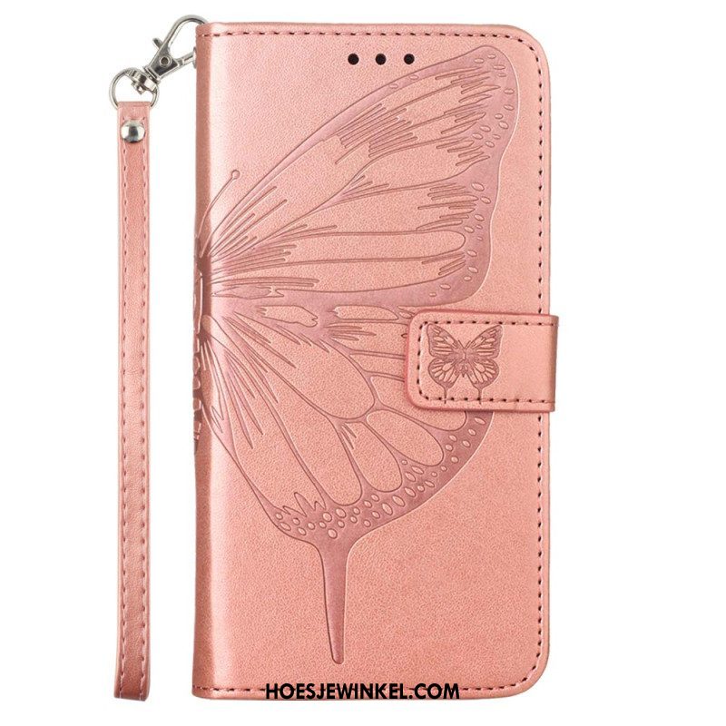 Folio-hoesje voor Xiaomi Redmi Note 12 5G Bloemen Vlinder