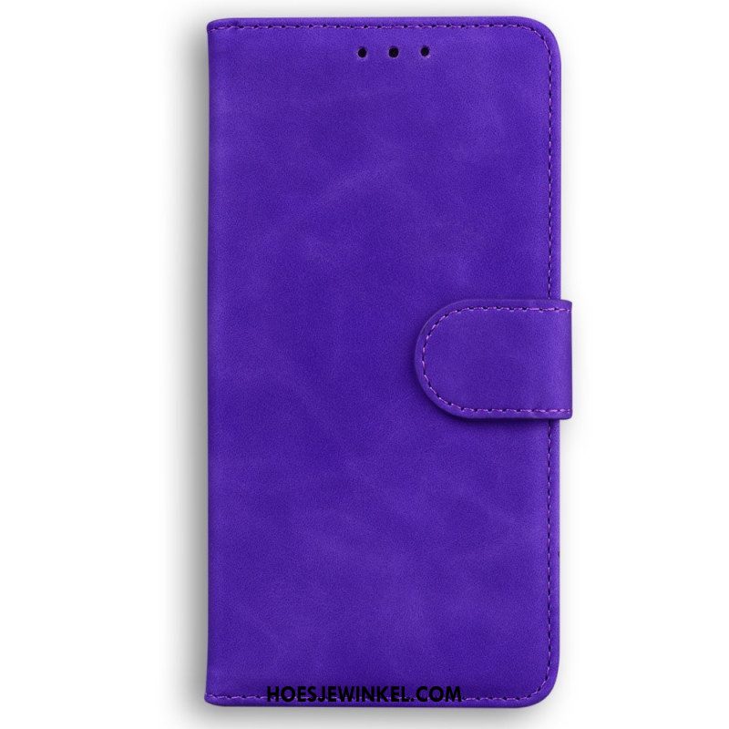 Folio-hoesje voor Xiaomi Redmi Note 12 5G Kunstleer Effen