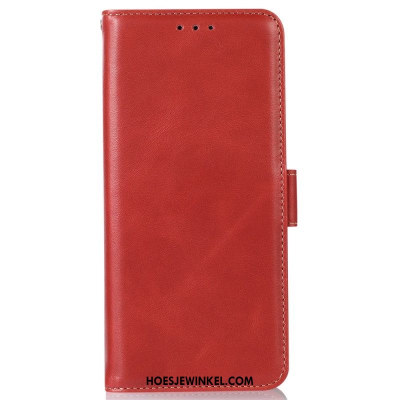 Folio-hoesje voor Xiaomi Redmi Note 12 5G Rfid-functie Van Echt Leer