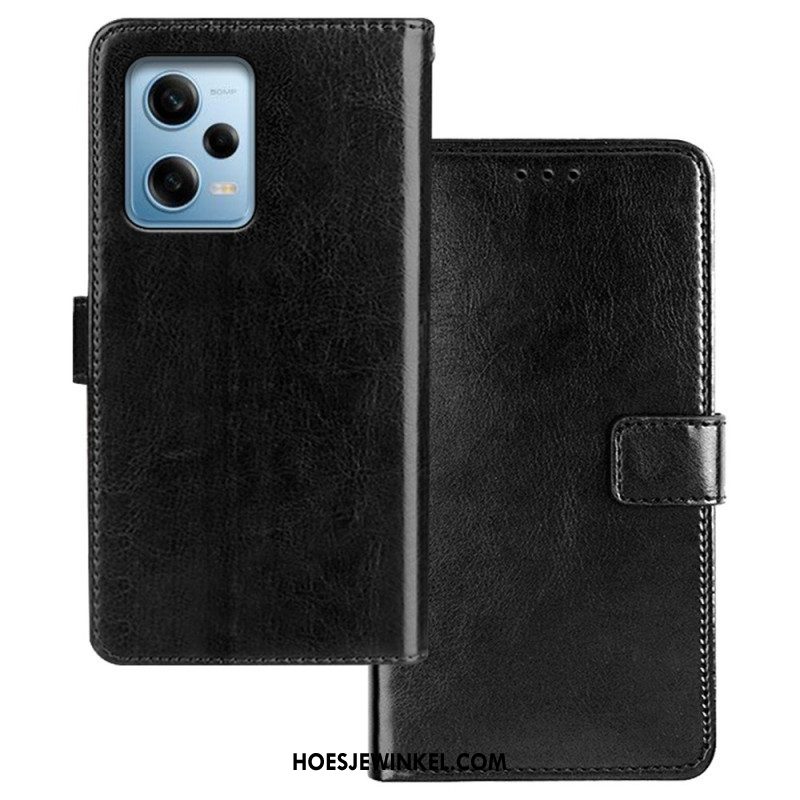 Folio-hoesje voor Xiaomi Redmi Note 12 Pro Idewei Lederen Stijl