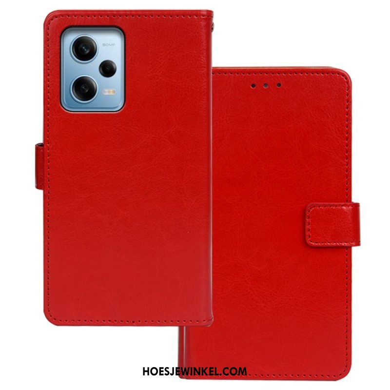 Folio-hoesje voor Xiaomi Redmi Note 12 Pro Idewei Lederen Stijl