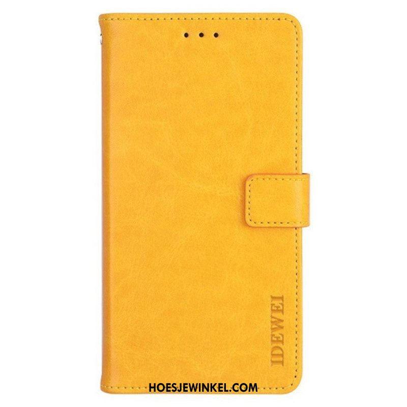 Folio-hoesje voor Xiaomi Redmi Note 12 Pro Imitatieleer Idewei