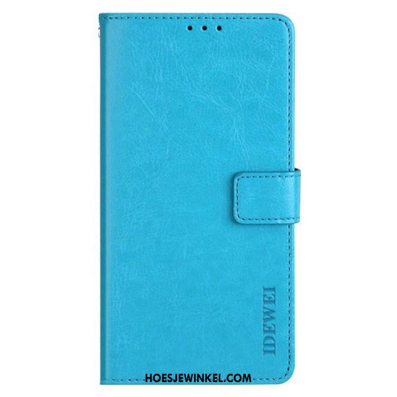 Folio-hoesje voor Xiaomi Redmi Note 12 Pro Imitatieleer Idewei