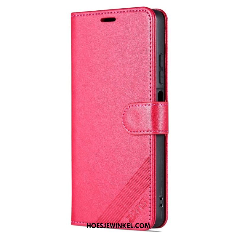 Folio-hoesje voor Xiaomi Redmi Note 12 Pro Plus Leer-effect