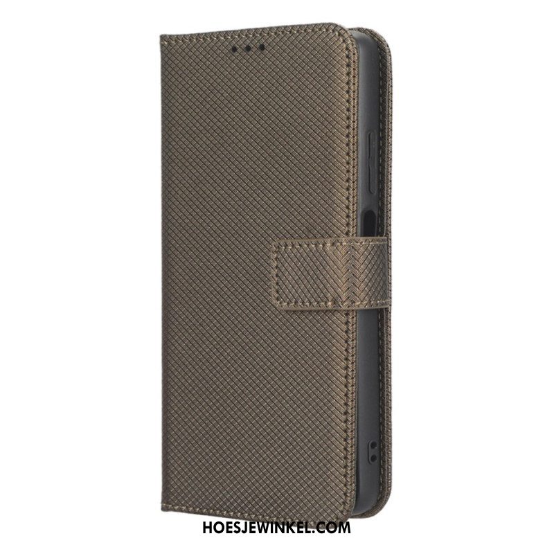 Folio-hoesje voor Xiaomi Redmi Note 12 Pro Plus Met Ketting Stijlvol Imitatieleer Met Bandjes