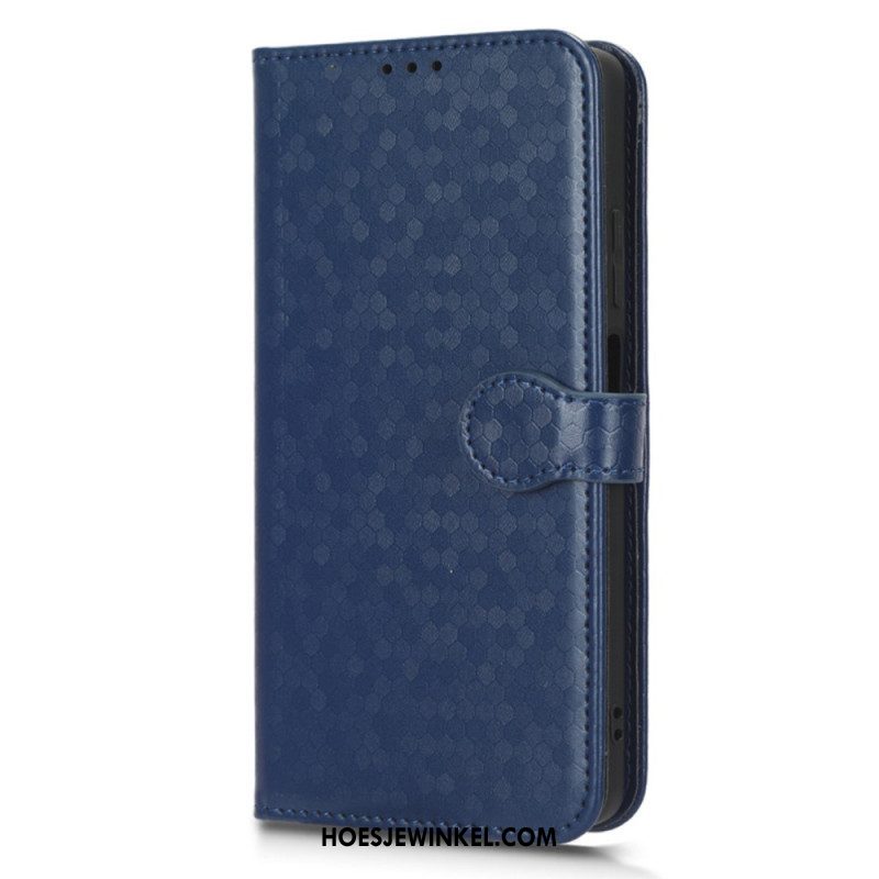 Folio-hoesje voor Xiaomi Redmi Note 12 Pro Plus Met Ketting Strappy-patroon In 3d