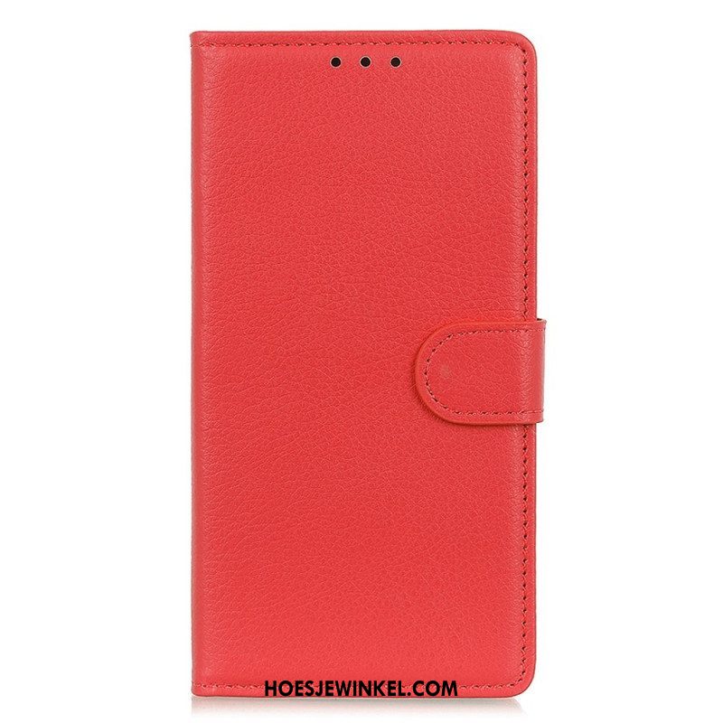 Folio-hoesje voor Xiaomi Redmi Note 12 Pro Traditioneel Kunstleer
