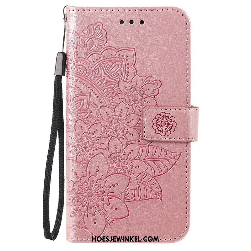 Folio-hoesje voor iPhone 13 Pro Bloemenprint