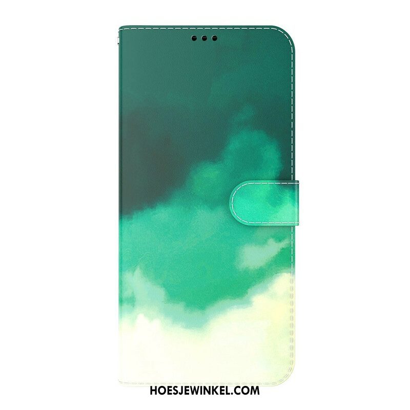 Folio-hoesje voor iPhone 13 Pro Max Waterverf