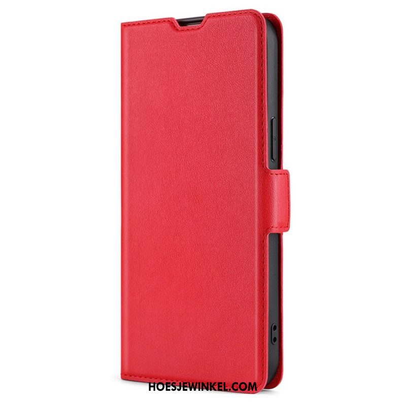 Folio-hoesje voor iPhone 14 Finesse Dubbele Sluiting