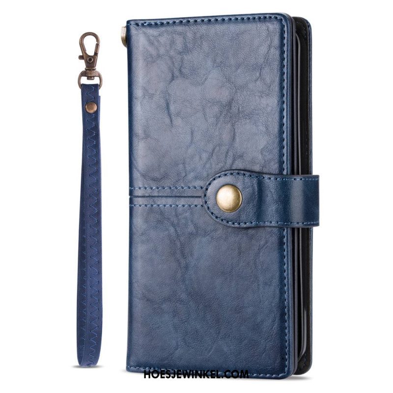 Folio-hoesje voor iPhone 14 Pro Vintage Multifunctioneel