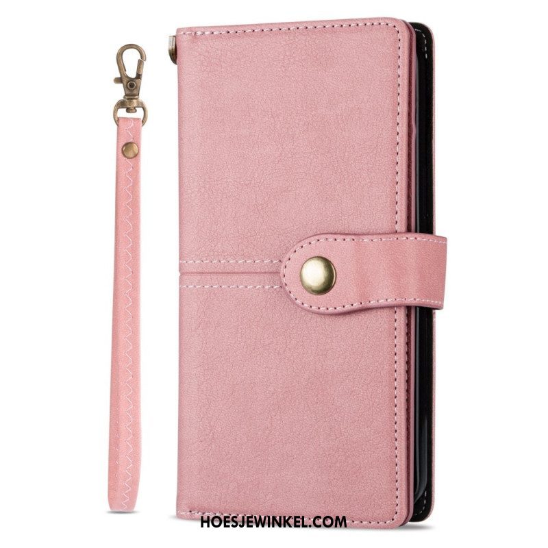 Folio-hoesje voor iPhone 14 Pro Vintage Multifunctioneel