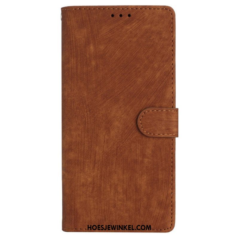 Folio-hoesje voor iPhone 15 Met Ketting Retroband