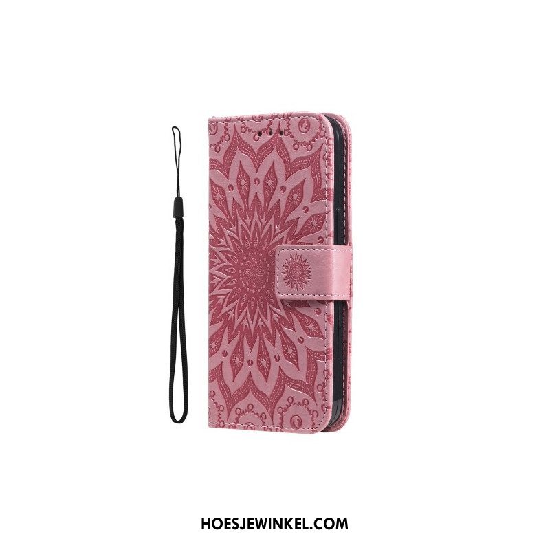 Folio-hoesje voor iPhone 15 Plus Mandala Zon