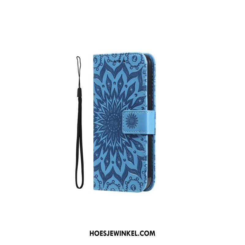 Folio-hoesje voor iPhone 15 Plus Mandala Zon