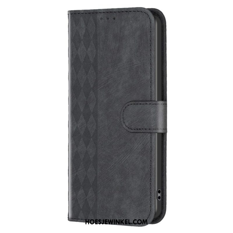 Folio-hoesje voor iPhone 15 Plus Vintage-stijl