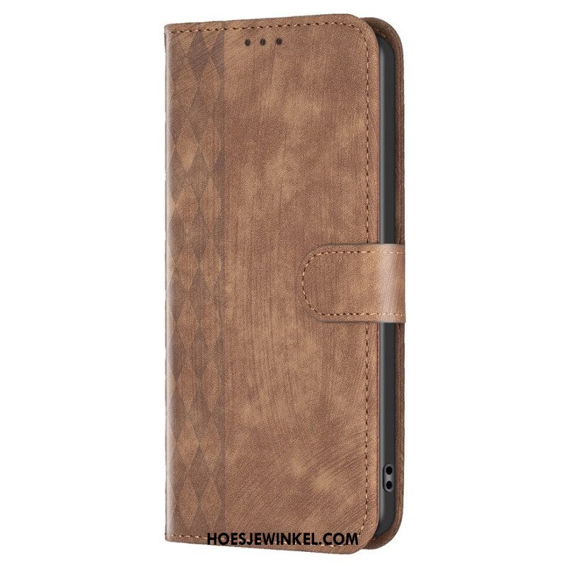 Folio-hoesje voor iPhone 15 Plus Vintage-stijl