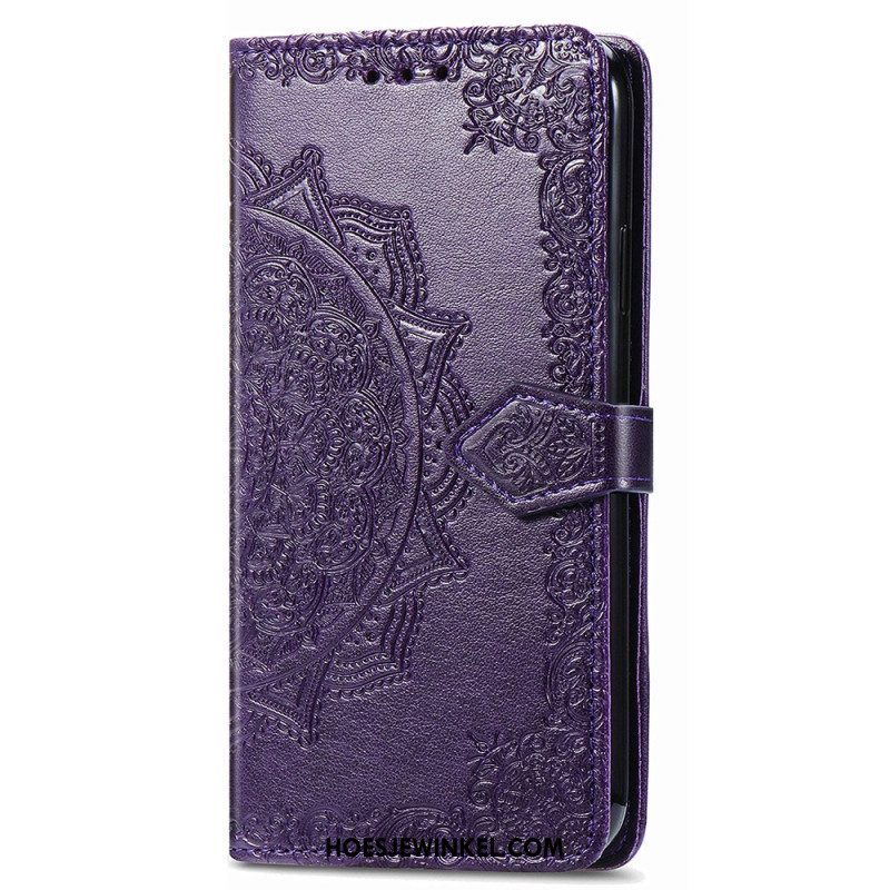 Folio-hoesje voor iPhone 15 Pro Barokmandala