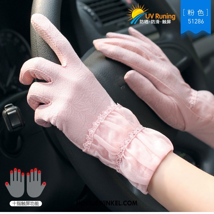 Handschoenen Dames Antislip Zonnebrandcrème Uv Bescherming, Handschoenen Autorijden Voorjaar