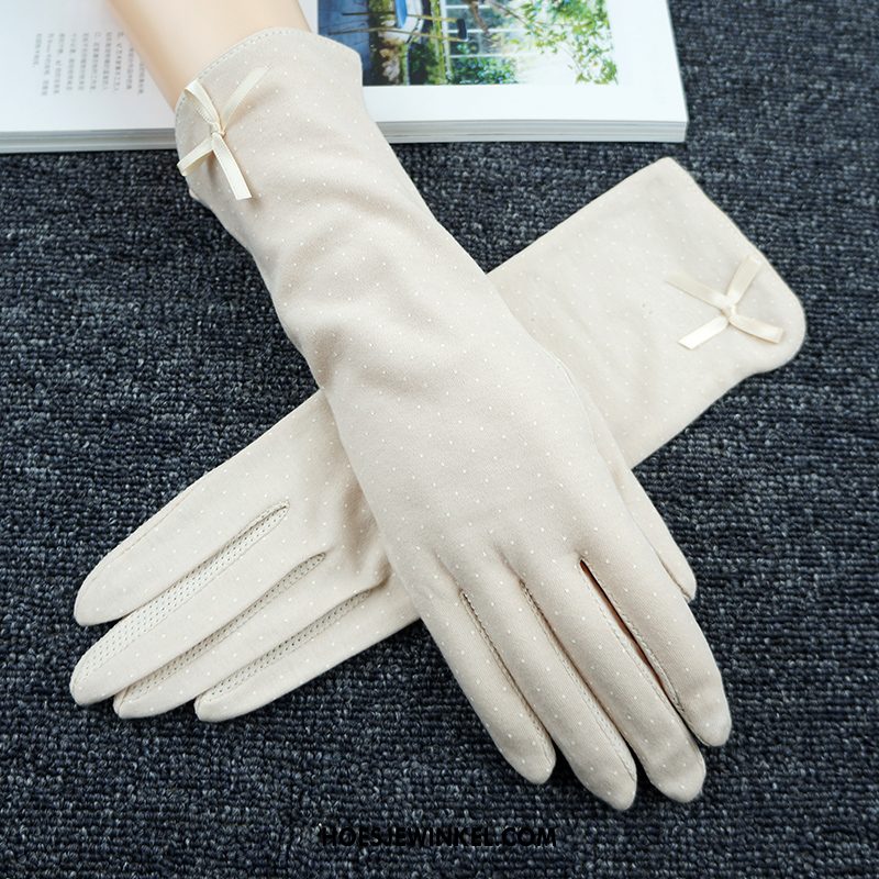 Handschoenen Dames Autorijden Korte Dun, Handschoenen Touchscreen Zonnebrandcrème