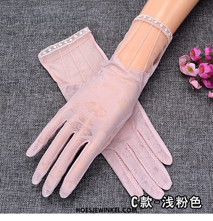 Handschoenen Dames Dun Kant Handschoen, Handschoenen Touchscreen Zonnebrandcrème