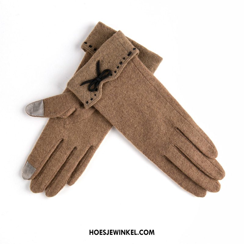 Handschoenen Dames Herfst Blijf Warm Winter, Handschoenen Autorijden Wol