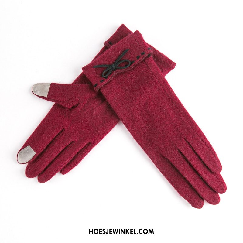 Handschoenen Dames Herfst Blijf Warm Winter, Handschoenen Autorijden Wol