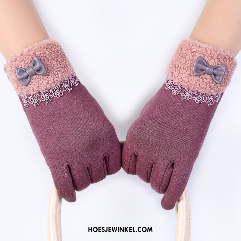 Handschoenen Dames Voorjaar Blijf Warm Cyclus, Handschoenen Verdikken Student