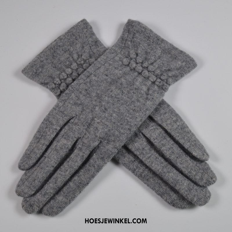 Handschoenen Dames Vrouwen Wol Winter, Handschoenen Herfst Voorjaar