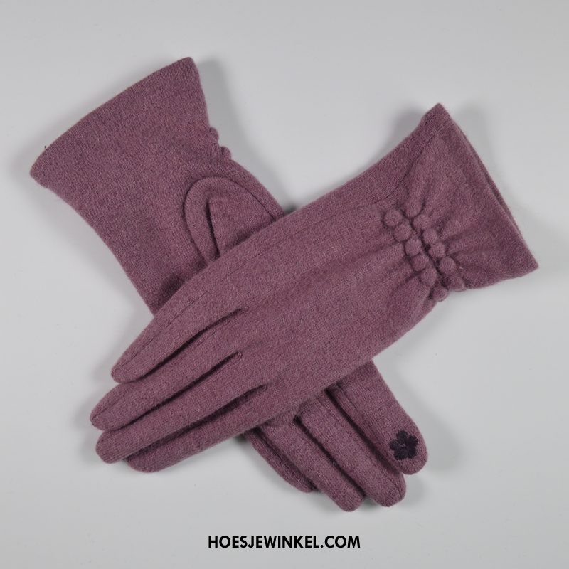 Handschoenen Dames Vrouwen Wol Winter, Handschoenen Herfst Voorjaar