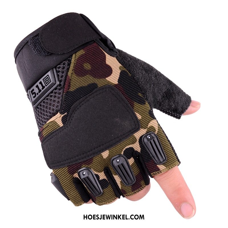 Handschoenen Heren Antislip Mannen Halve Vinger, Handschoenen Outdoor Camouflage