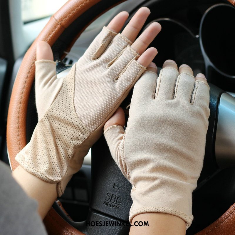 Handschoenen Heren Autorijden Zonnebrandcrème Ultrakorte, Handschoenen Mannen Antislip
