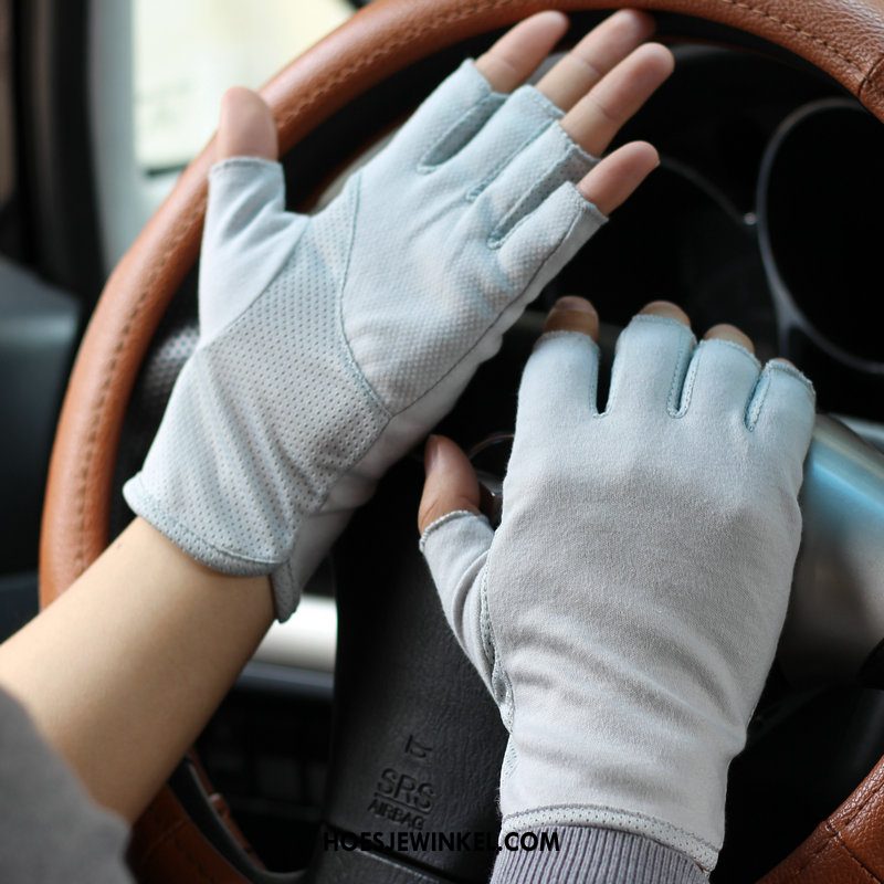 Handschoenen Heren Autorijden Zonnebrandcrème Ultrakorte, Handschoenen Mannen Antislip