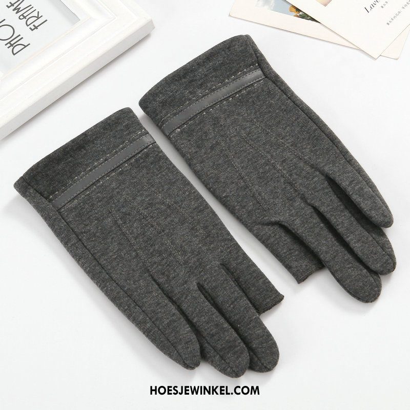 Handschoenen Heren Blijf Warm Student Mannen, Handschoenen Halve Vinger Verdikken