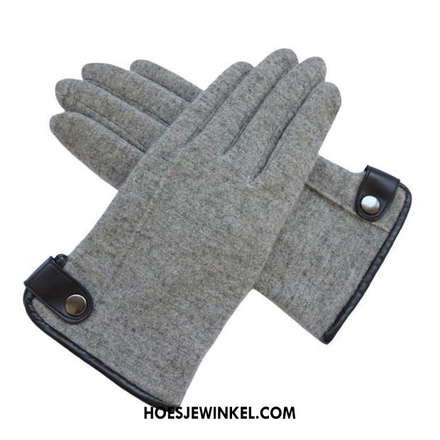 Handschoenen Heren Mannen Kasjmier Touchscreen, Handschoenen Winter Pluche