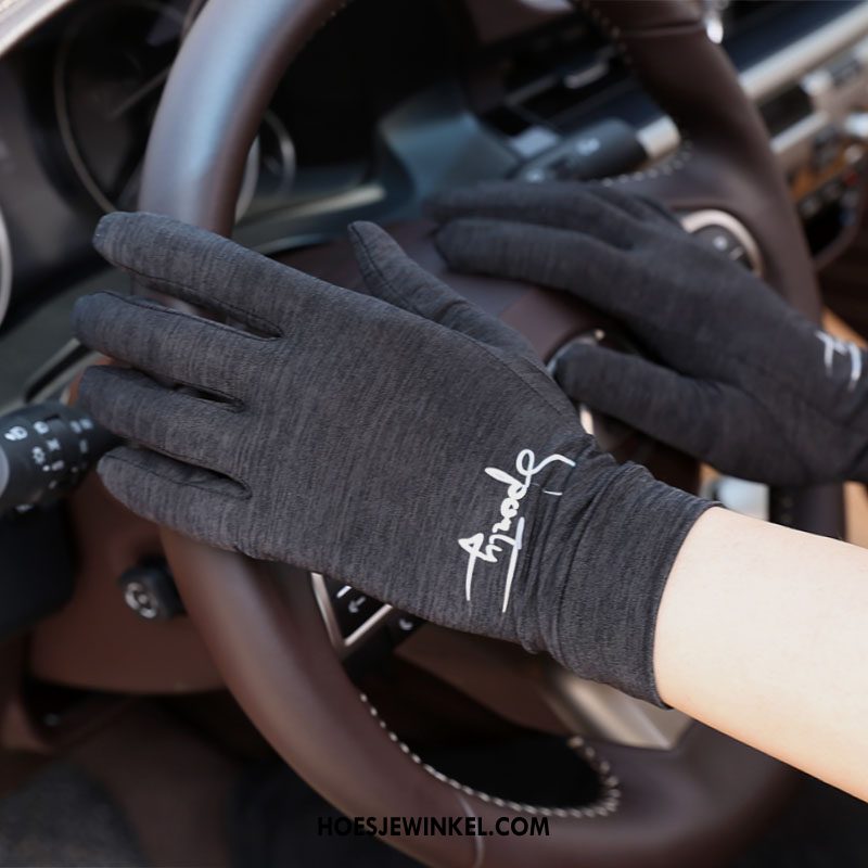 Handschoenen Heren Touchscreen Uv Bescherming Autorijden, Handschoenen Vijf Vingers Antislip