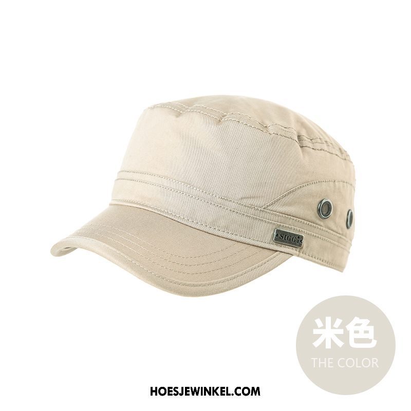 Hoeden Heren Alle Wedstrijden Petten Zon, Hoeden Outdoor Herfst Weiß Beige