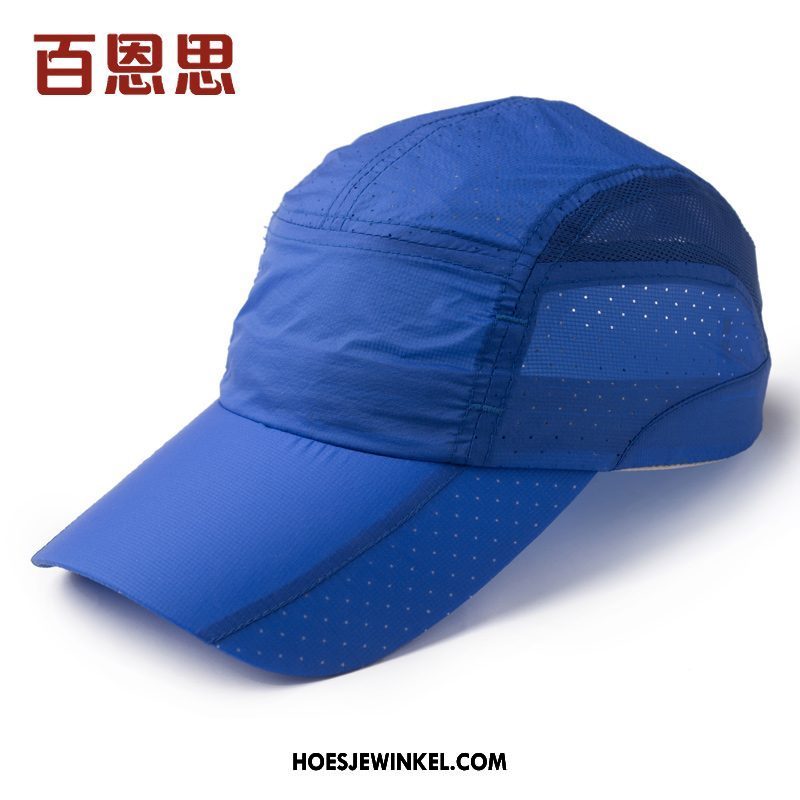 Hoeden Heren Droog Snel Hoed Zomer, Hoeden Petten Sport Marineblau