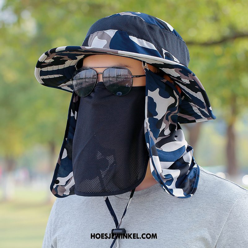 Hoeden Heren Groen Mannen Zonnebrandcrème, Hoeden Outdoor Maskers