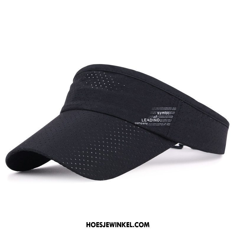 Hoeden Heren Mesh Zonnehoeden Zomer, Hoeden Outdoor Honkbal Hoed Schwarz