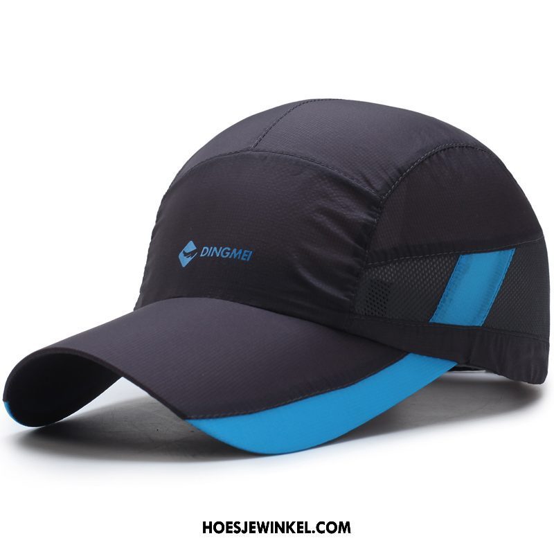 Hoeden Heren Outdoor Honkbal Hoed Zonnehoeden, Hoeden Maas Ademend Blau