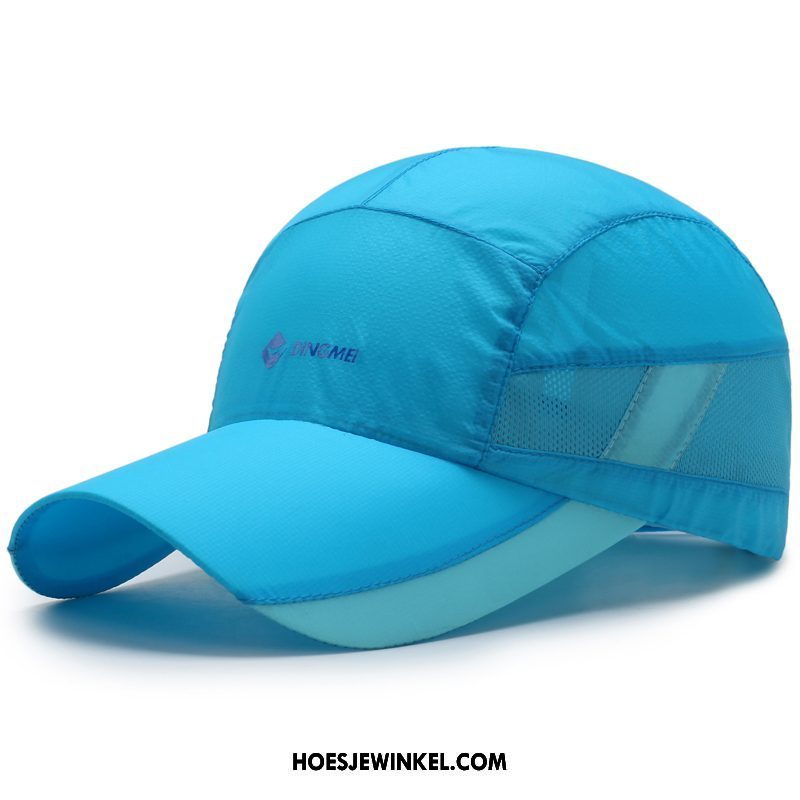 Hoeden Heren Outdoor Honkbal Hoed Zonnehoeden, Hoeden Maas Ademend Blau