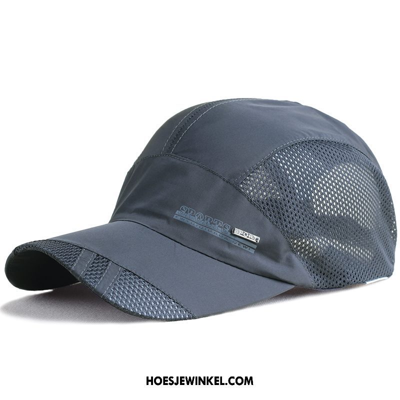 Hoeden Heren Outdoor Zon Visvangst, Hoeden Honkbal Hoed Petten Marineblau