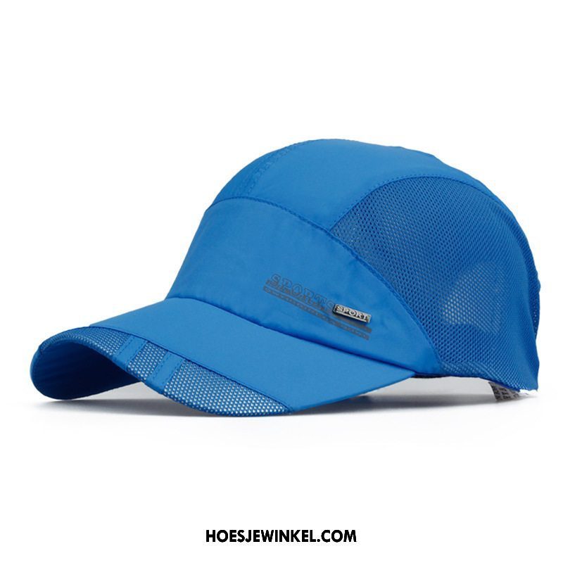 Hoeden Heren Outdoor Zon Visvangst, Hoeden Honkbal Hoed Petten Marineblau