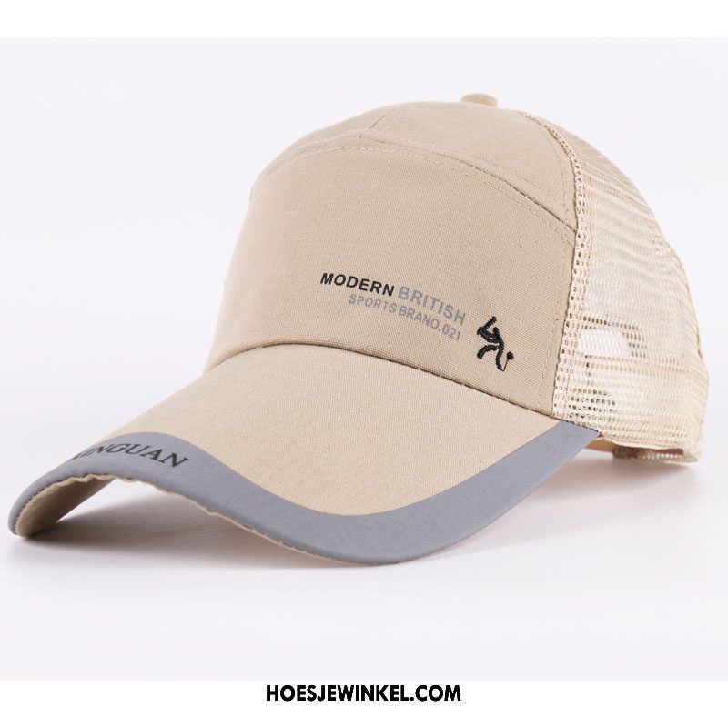 Hoeden Heren Zonnebrandcrème Sport Outdoor, Hoeden Petten Zomer Khaki