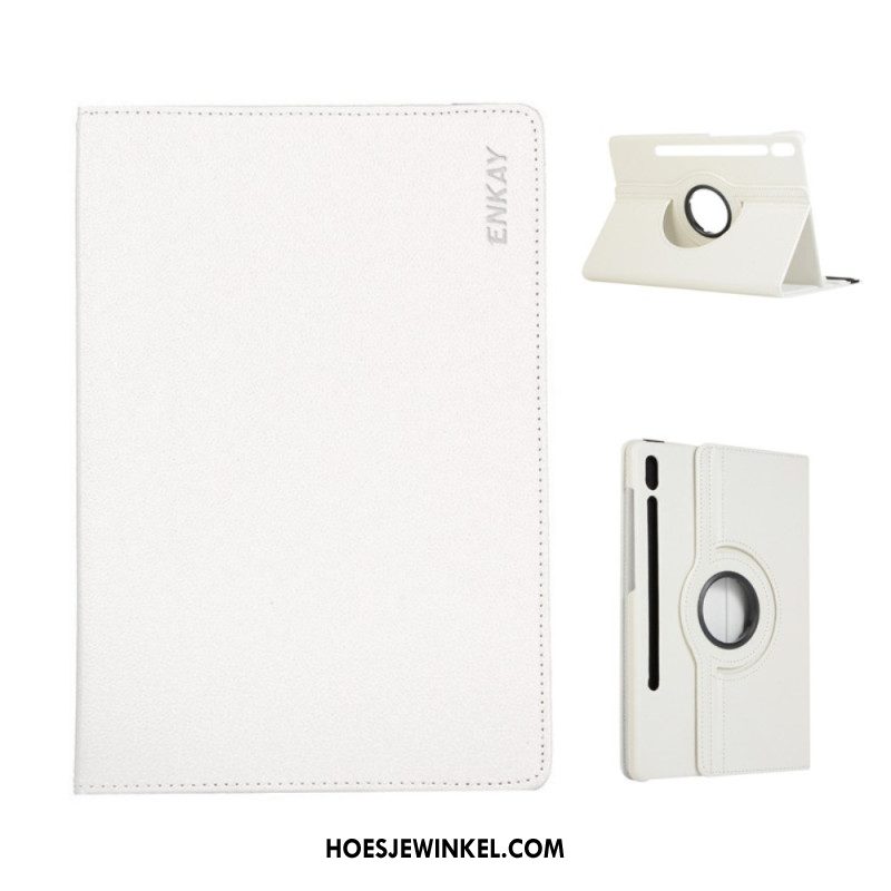 Hoesje Case Samsung Galaxy Tab S10 Plus Geïntegreerd 360 Graden Draaibaar Ontwerp Enkay